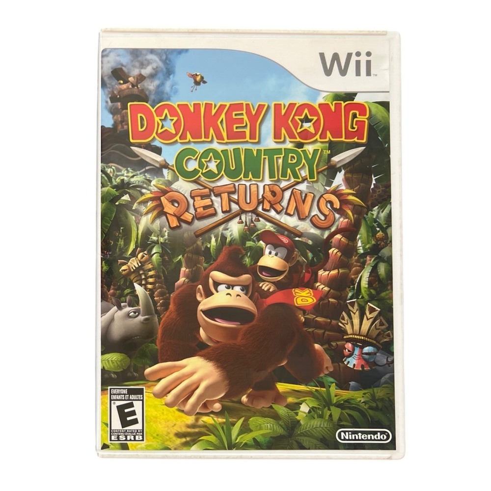 Donkey Kong Country Returns Nintendo Wii Game CIB RVL P SF8E USZ